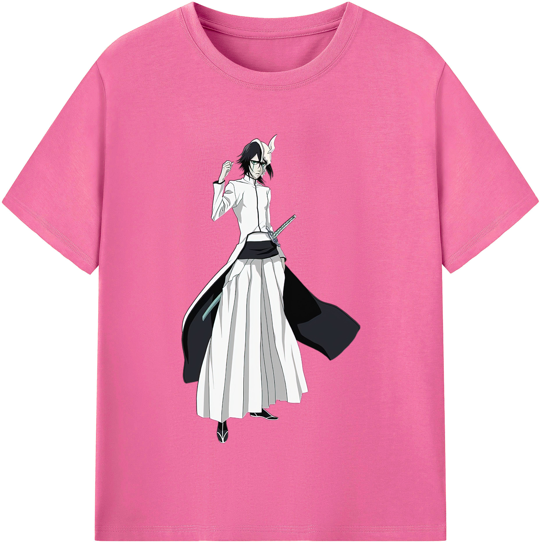 （画像用） ブリーチ ウルキオラ·シファー BLEACH Ulquiorra cifer レディースカジュアルプリントTシャツ（綿100％）
